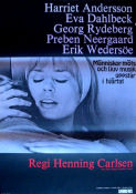 Människor möts och ljuv musik uppstår i hjärtat 1967 movie poster Harriet Andersson Preben Neergaard Eva Dahlbeck Henning Carlsen Denmark