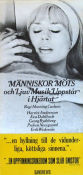 Människor möts och ljuv musik uppstår i hjärtat 1967 movie poster Harriet Andersson Preben Neergaard Eva Dahlbeck Henning Carlsen Denmark