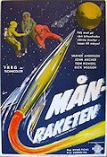 Destination Moon 1950 movie poster John Archer Warner Anderson Tom Powers Irving Pichel Spaceships