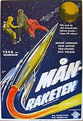 Destination Moon 1950 movie poster John Archer Spaceships