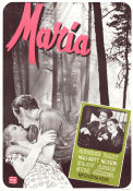 Maria 1947 poster Maj-Britt Nilsson George Fant Elof Ahrle Stig Järrel Gösta Folke