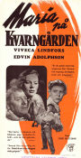 Maria på kvarngården 1945 movie poster Viveca Lindfors Edvin Adolphson Irma Christenson Arne Mattsson