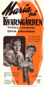 Maria på kvarngården 1945 poster Viveca Lindfors Edvin Adolphson Irma Christenson Arne Mattsson