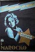 Morocco 1931 movie poster Marlene Dietrich