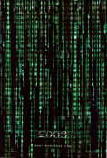 The Matrix Reloaded 2003 movie poster Keanu Reeves Laurence Fishburne Carrie-Anne Moss Hugo Weaving Andy Wachowski