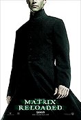 The Matrix Reloaded 2003 movie poster Keanu Reeves Andy Wachowski