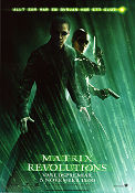 The Matrix Revolutions 2003 movie poster Keanu Reeves Carrie-Anne Moss Andy Wachowski