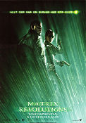 The Matrix Revolutions 2003 poster Laurence Fishburne Carrie-Anne Moss Andy Wachowski