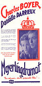 Le secret de Mayerling 1936 movie poster Charles Boyer Danielle Darrieux Anatole Litvak