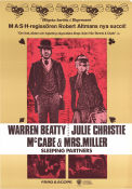 McCabe and Mrs Miller 1971 movie poster Warren Beatty Julie Christie Rene Auberjonois Robert Altman