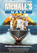 McHale´s Navy 1997 poster Tom Arnold Dean Stockwell Ernest Borgnine Bryan Spicer Skepp och båtar