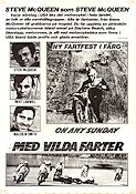 On Any Sunday 1971 movie poster Steve McQueen Mert Lawwill Malcolm Smith Motorcycles Documentaries