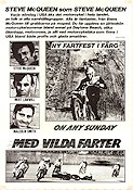 On Any Sunday 1971 movie poster Steve McQueen Mert Lawwill Malcolm Smith Motorcycles Documentaries