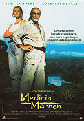 Medicine Man 1992 movie poster Sean Connery Lorraine Bracco José Wilker John McTiernan