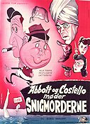 Meet the Killer 1949 movie poster Abbott and Costello Boris Karloff