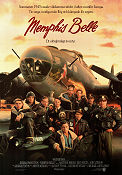 Memphis Belle 1990 movie poster Matthew Modine Eric Stoltz Tate Donovan Michael Caton-Jones Planes War