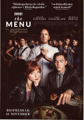 The Menu 2022 movie poster Ralph Fiennes Anya Taylor-Joy Nicholas Hoult Mark Mylod Food and drink