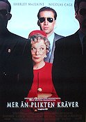 Guarding Tess 1994 movie poster Shirley MacLaine Nicolas Cage Austin Pendleton Hugh Wilson Glasses