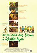 Mer om oss barn i Bullerbyn 1987 poster Linda Bergström Henrik Larsson Lasse Hallström Text: Astrid Lindgren Affischkonstnär: Ilon Wikland Barn