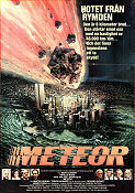 Meteor 1979 movie poster Sean Connery Natalie Wood Karl Malden Ronald Neame