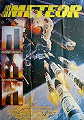 Meteor 1979 movie poster Sean Connery Natalie Wood Ronald Neame
