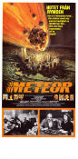 Meteor 1979 movie poster Sean Connery Natalie Wood Karl Malden Ronald Neame