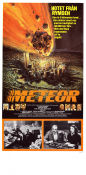 Meteor 1979 movie poster Sean Connery Natalie Wood Karl Malden Ronald Neame