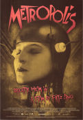 Metropolis 1927 poster Brigitte Helm Fritz Lang