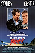 Midnight Run 1988 poster Robert De Niro Charles Grodin Yaphet Kotto Martin Brest Maffia