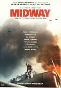 Midway 2019 movie poster Ed Skrein Patrick Wilson Woody Harrelson Roland Emmerich War Ships and navy