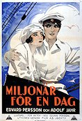 Miljonär för en dag 1926 movie poster Edvard Persson Adolf Jahr