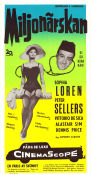 The Millionairess 1960 movie poster Sophia Loren Peter Sellers Alastair Sim Anthony Asquith Ladies