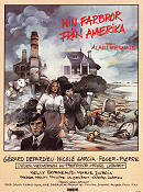 Min farbror från Amerika 1980 poster Gerard Depardieu Alain Resnais