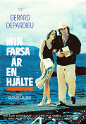 Min farsa är en hjälte 1994 poster Gerard Depardieu Marie Gillain Gérard Lauzier Strand