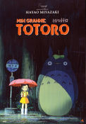 Min granne Totoro 1988 poster Hayao Miyazaki Filmbolag: Studio Ghibli Hitta mer: Anime Filmen från: Japan Animerat