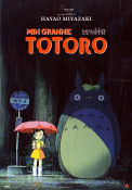 Tonari no Totoro 1988 poster Hayao Miyazaki
