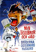 Min lillebror och jag 1968 movie poster Dirch Passer Lau Lauritzen Denmark