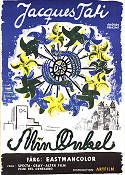 Mon Oncle 1958 movie poster Jean-Pierre Zola Adrienne Servantie Jacques Tati Poster artwork: Olle Olsson Hagalund Artistic posters