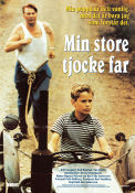 Min store tjocke far 1992 movie poster Rolf Lassgård Nick Börjlind Ann Petrén Kjell-Åke Andersson