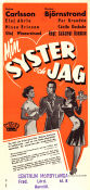 Min syster och jag 1950 movie poster Sickan Carlsson Gunnar Björnstrand Elof Ahrle Schamyl Bauman