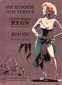 Miss Sadie Thompson 1954 movie poster Rita Hayworth José Ferrer