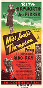 Miss Sadie Thompson 1954 movie poster Rita Hayworth José Ferrer Aldo Ray Curtis Bernhardt