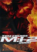 Mission Impossible 2 MI2 2000 poster Tom Cruise Dougray Scott Thandie Newton John Woo