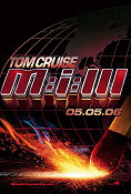 Mission: Impossible III 2006 movie poster Tom Cruise Michelle Monaghan Ving Rhames JJ Abrams