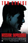 Mission: Impossible 1996 poster Tom Cruise Jon Voight Jean Reno Brian De Palma Agenter