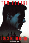 Mission: Impossible 1996 poster Tom Cruise Brian De Palma