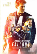 Mission: Impossible Fallout 2018 movie poster Tom Cruise Henry Cavill Ving Rhames Christopher McQuarrie