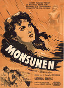 Monsoon 1952 movie poster Ursula Thiess Diana Douglas Rod Amateau Asia