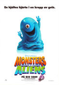 Monsters vs Aliens 2009 movie poster Reese Witherspoon Bob Letterman Animation 3-D