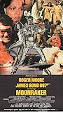 Moonraker 1979 poster Roger Moore Richard Kiel Lois Chiles Michael Lonsdale Lewis Gilbert